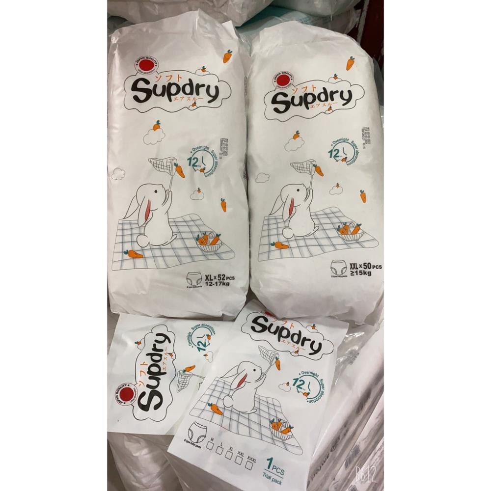 Bỉm Supdry 💝FREESHIP💝 Supdry nội địa trung 2021 cao cấp mềm mỏng siêu thấm - Tã Supdry Quần đủ size M64/L58/XL52/XXL50