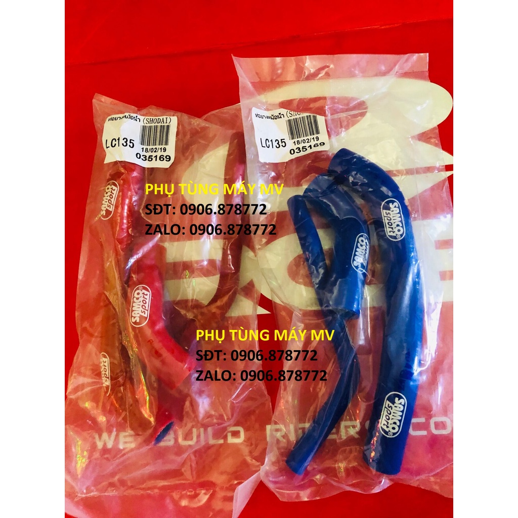 Ống nước RDT và SAMCO dành cho Ex135.150/ Ex155 VVA/ Winner Sonic/ Raider Satria. Yêu Thích ❤️❤️❤️