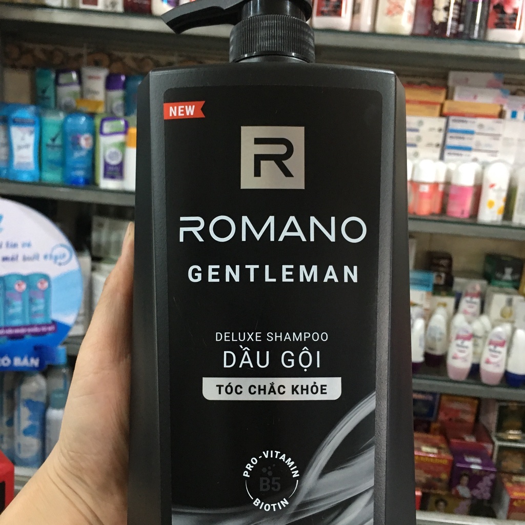 Dầu gội hương nước hoa Romano Gentleman tóc chắc khoẻ 650g
