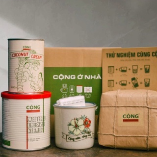 Bộ dụng cụ tự pha chế cà phê "Cộng Ở Nhà" 01 - Cộng Cà phê