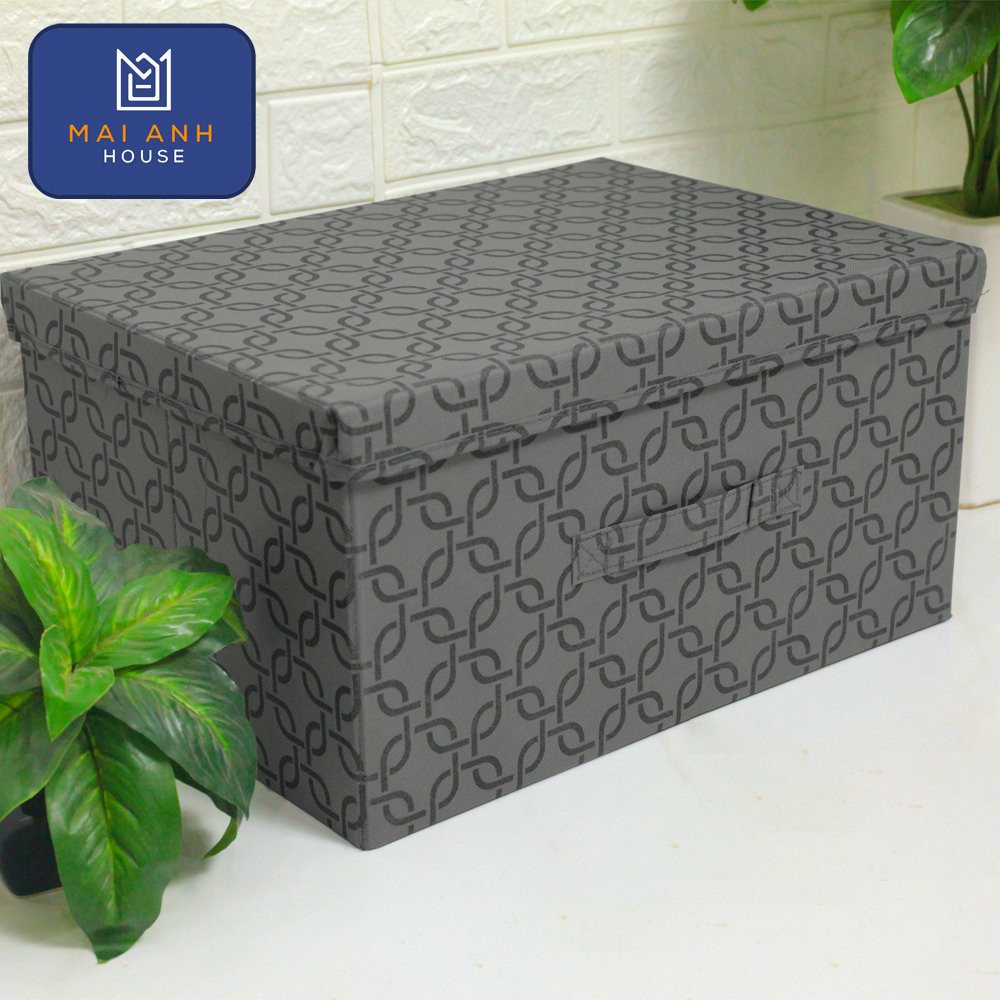 Combo 5 hộp chia ngăn đựng đồ lót, quần tất Mai Anh House, họa tiết hoa thị sang trọng