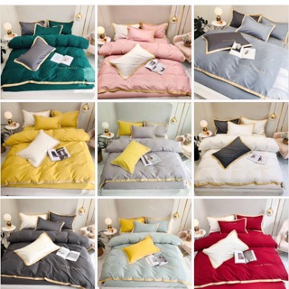 Sale bộ chăn ga gối lụa thêu célin dream