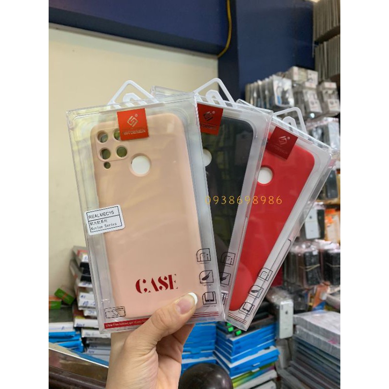 ốp lưng KT chống bẩn oppo realme C11,C12,C15 bảo vệ cụm camera ( nhiều màu)