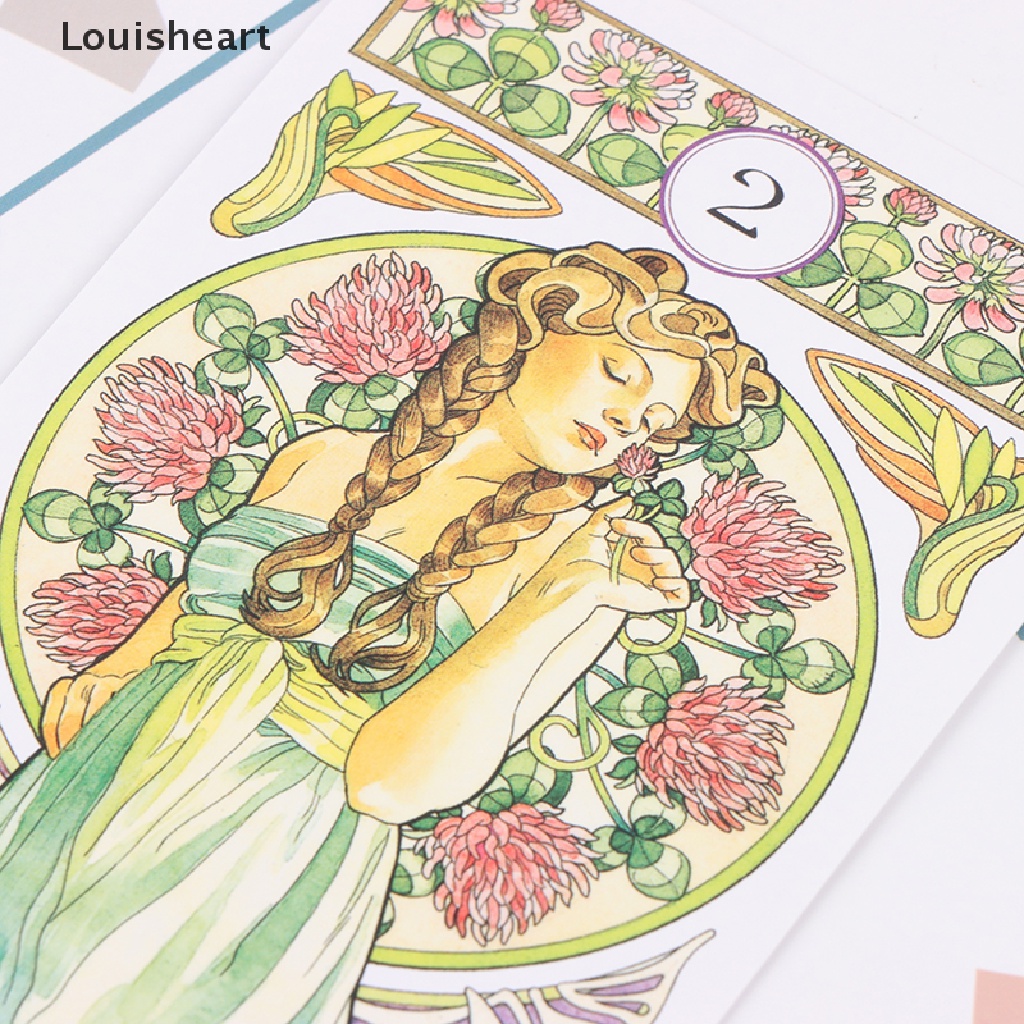 Bộ Bài Tarot Oracle Của Louisheart Art Nouveau Lenormand