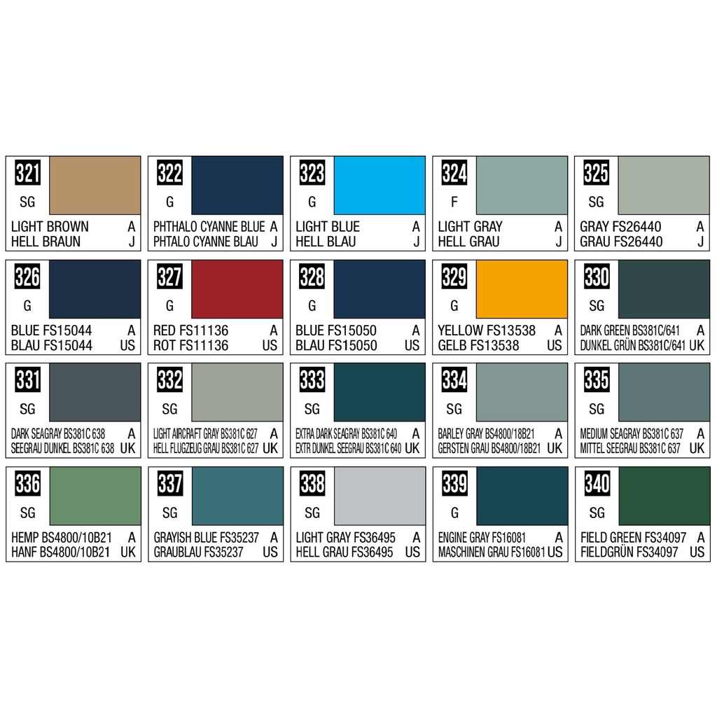 Sơn mô hình Mr Hobby Color Gốc Lacquer Chính Hãng - Dụng cụ mô hình