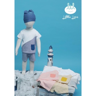 Bộ Little love yếm cổ