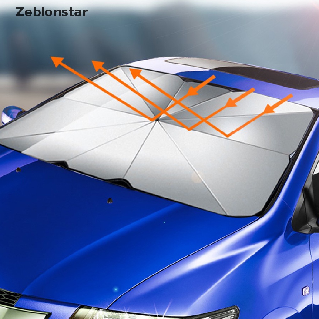 Dù Che Nắng Gắn Kính Chắn Gió Phía Trước Xe Hơi Có Thể Gập Lại