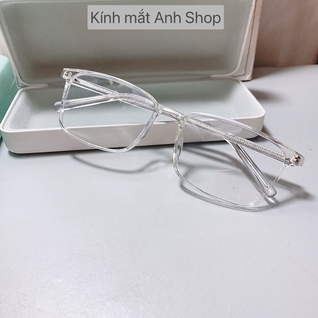 Gọng kính vuông nhựa dẻo 8188A Anh Shop nhận cắt mắt cận viễn loạn theo yêu cầu | BigBuy360 - bigbuy360.vn