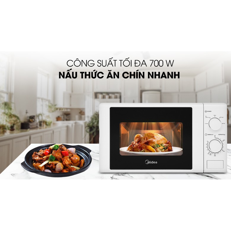 Lò Vi Sóng Midea MO-MM2019B 20 Lít - Bảo Hành Chính Hãng 12 Tháng