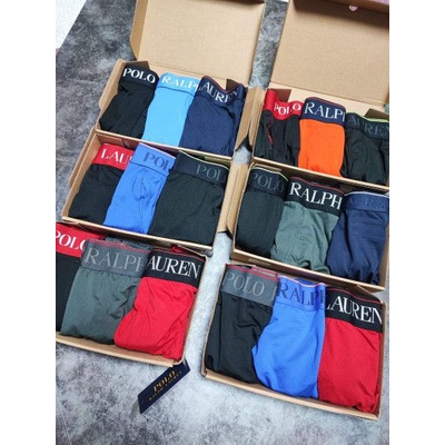 Hộp 3 quần boxer Polo R.L màu ngẫu nhiên