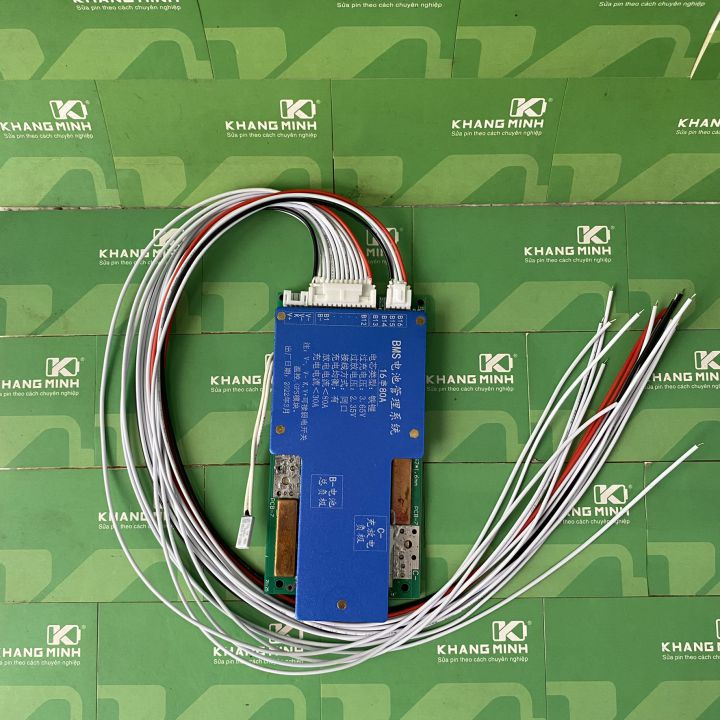 Mạch pin sắt Lithium 16S 48V 45A - 80A, dùng cho pin xe điện công suất lớn
