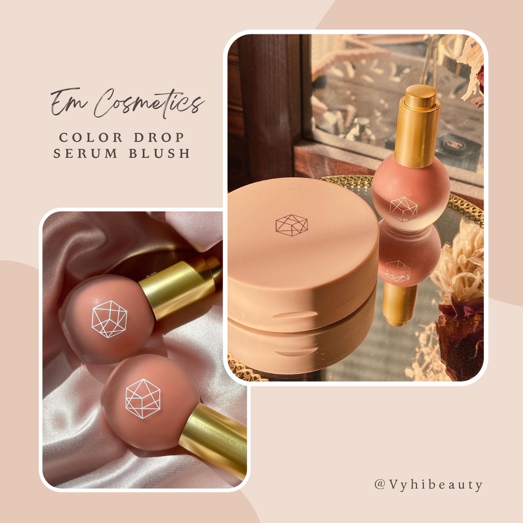 Phấn má Em Cosmetics Color Drops Serum Blush dạng kem