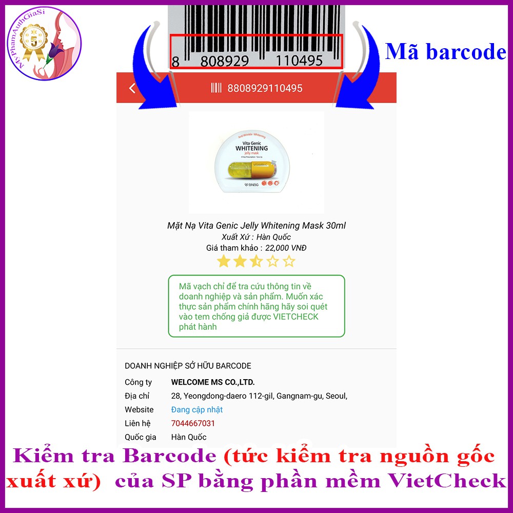 Mặt Nạ VITA GENIC BANOBAGI Dưỡng Trắng Làm Da Căng Mịn KOREA | BigBuy360 - bigbuy360.vn