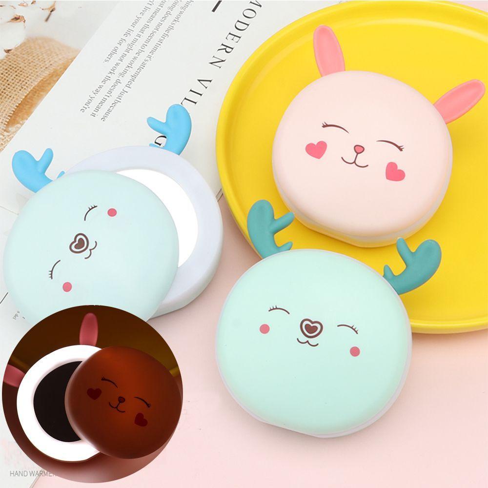 ORIENTLII Gương Trang Điểm Mini Đa Năng Giao Diện USB