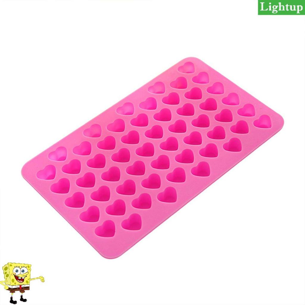 55 Lưới Hình Trái Tim Khay Đá Hình Trái Tim Dễ Thương Khuôn Làm Đá Hình Khối Nhỏ Bằng Silicone (7.2)