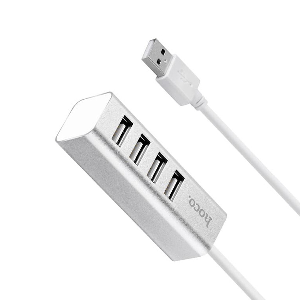 Bộ Hub Chia Cổng USB Hoco HB1 - Chia 1 Thành 4 Cổng USB Cho Macbook, Dell, Máy Tính Window, Linux,... [CHÍNH HÃNG] | BigBuy360 - bigbuy360.vn