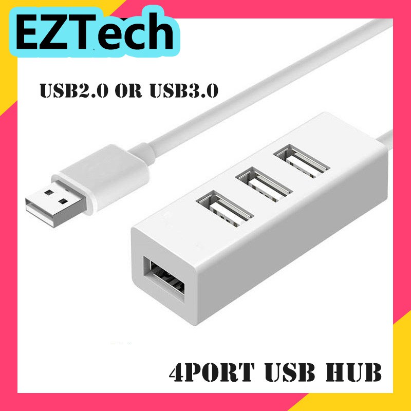 EZTECH 4 cổng USB HUB USB2.0 USB3.0 HUB