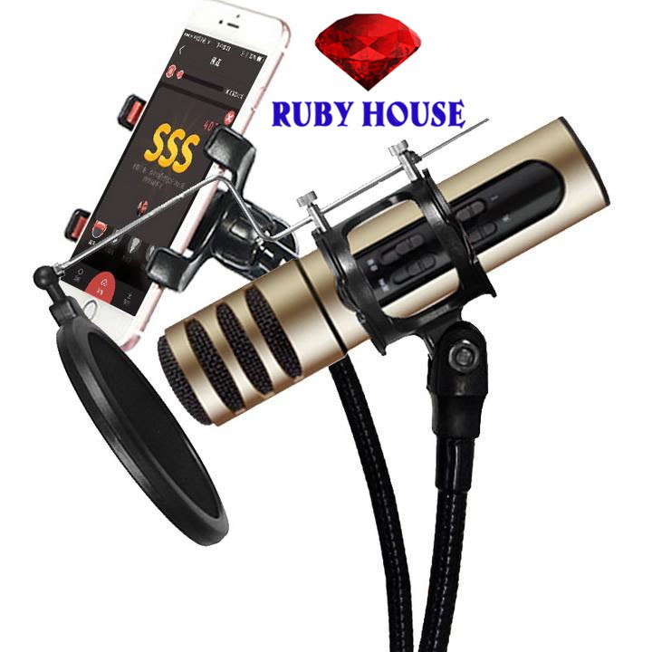 [Freeship] [ LOẠI 1] Micro livertream C7, micro hát karaoke trên điện thoại