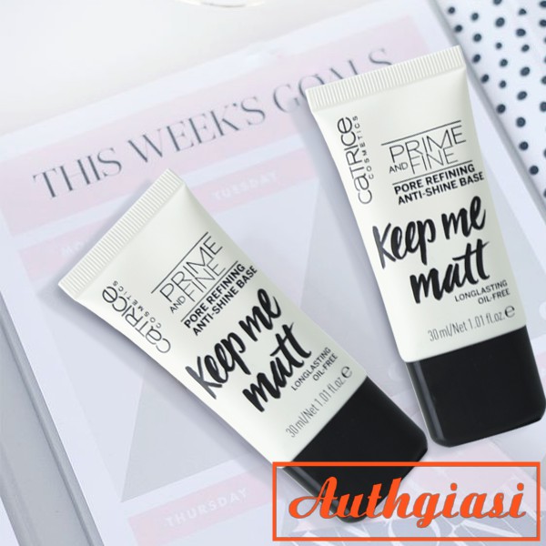 [Mẫu mới 2018] Kem lót mịn lì kiềm dầu Catrice Prime and Fine Pore Refining Mattifying | BigBuy360 - bigbuy360.vn
