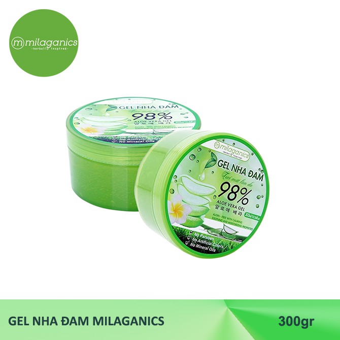 Combo Dầu Massage giảm mỡ 100ml + Gel Nha đam 300ml Milaganics