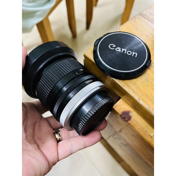 Ống kính Canon SSC 100mm f2.8 ngàm FD dùng trên body máy film ngàm FD như canon AE1 A1 F1 FTb FT FX