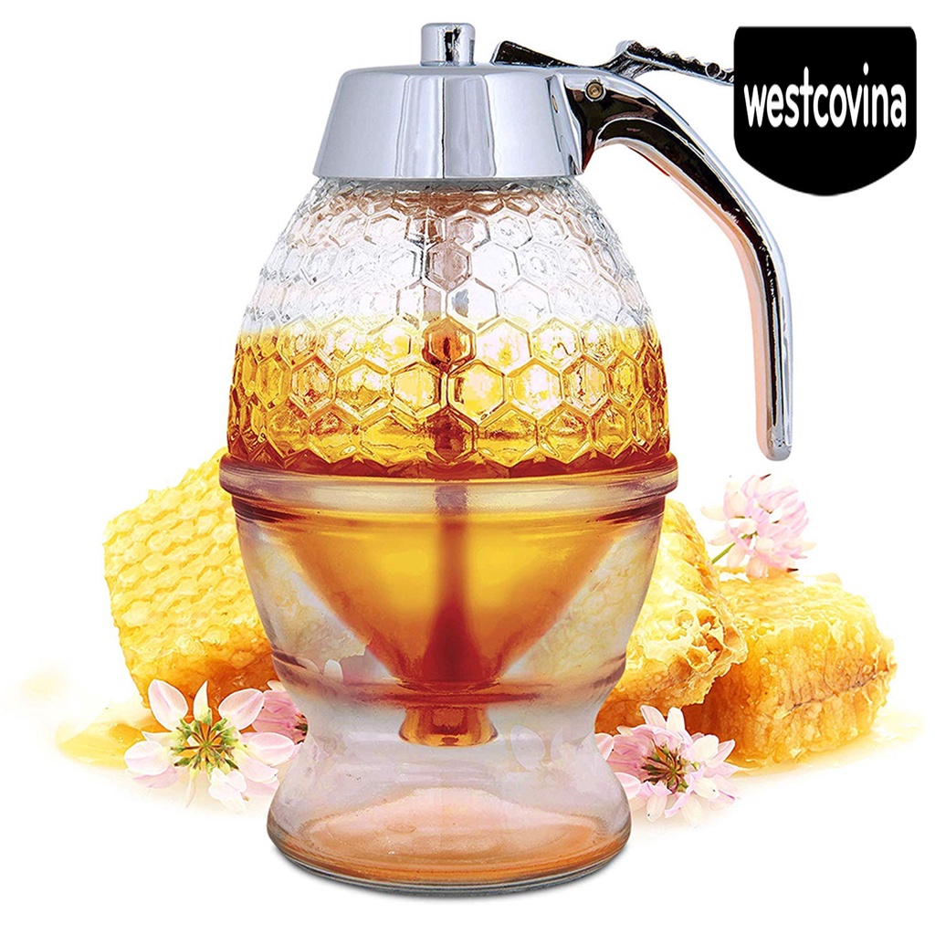 [Hot]☀ Bình Đựng Mật Ong / Đường Dạng Nhấn Tiện Dụng Cho Gia Đình