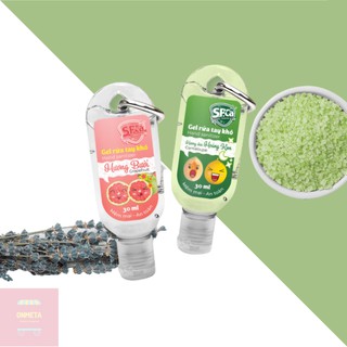 [HÀNG CÓ SẴN] GEL RỬA TAY KHÔ SPCA 30ML CÓ MÓC ĐEO MANG THEO ĐẸP RẺ TIỆN LỢI