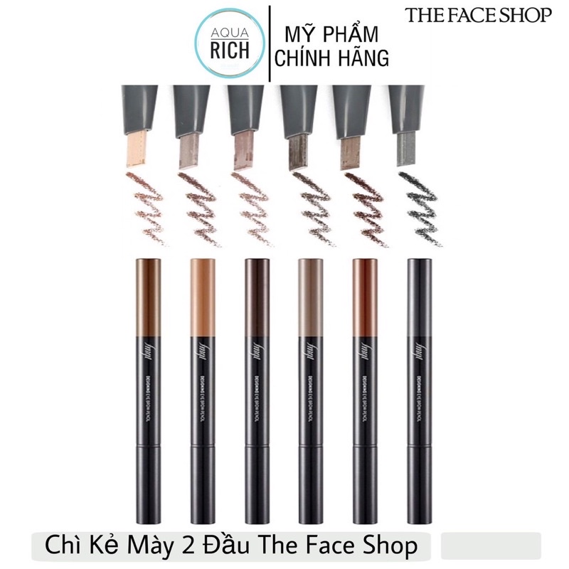 Chì Kẻ Mày The Face Shop -Màu sắc thời trang chống lem trôi