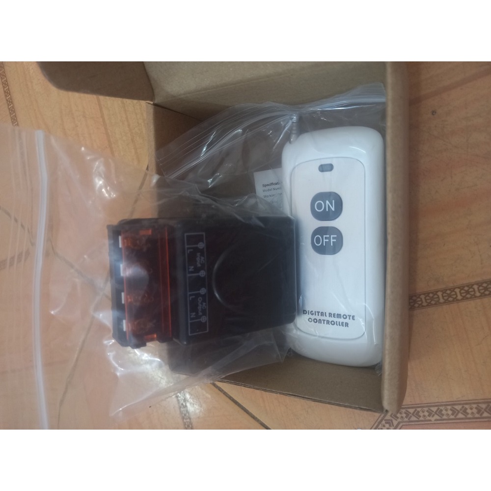 Công tắc điều khiển từ xa Công suất lớn 3000W - 220V, BH 1 tháng