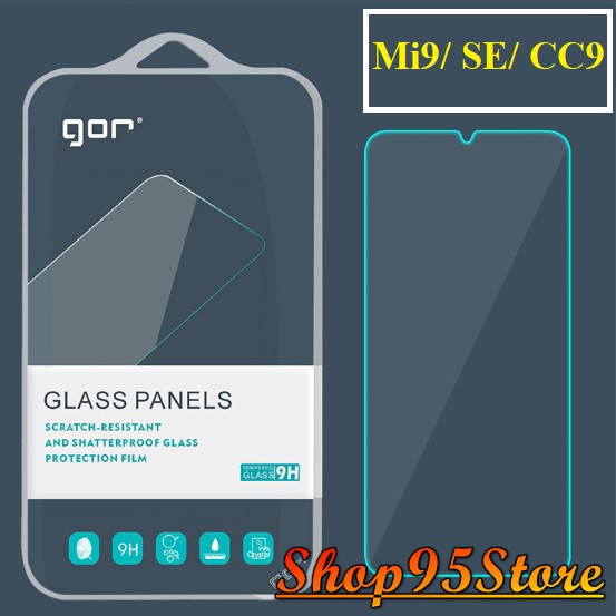 Bộ 2 miếng Cường Lực Xiaomi Mi 9 / CC9 / Mi 9 se Chính Hãng Gor