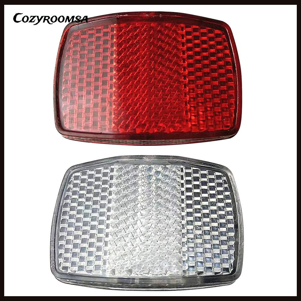 Tấm đèn phản quang báo hiệu gắn phía trước tay lái an toàn cho xe đạp leo núi