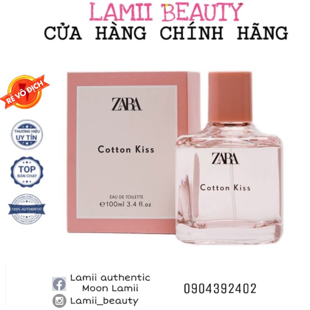 NƯỚC HOA ZARA EDT COTTON KISS 100ml