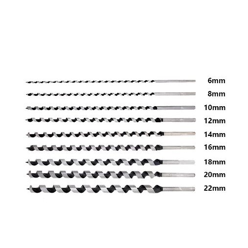 Mũi khoan gỗ xoắn ốc đường kính từ 6 đến 35mm,dài từ 230 đến 460mm