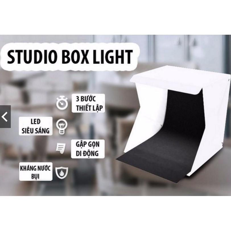 EuroQuality Hộp đèn Studio chụp ảnh sản phẩm Light room, đèn Led siêu sáng (White).... Hàng Hot hot hot !!! | BigBuy360 - bigbuy360.vn