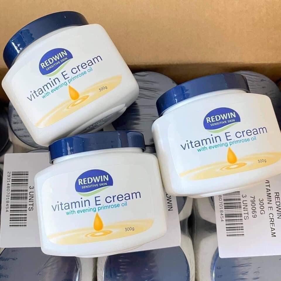 Kem dưỡng da chống khô nẻ REDWin Vitamin E Cream của Úc 300g (hàng xách tay chính hãng)