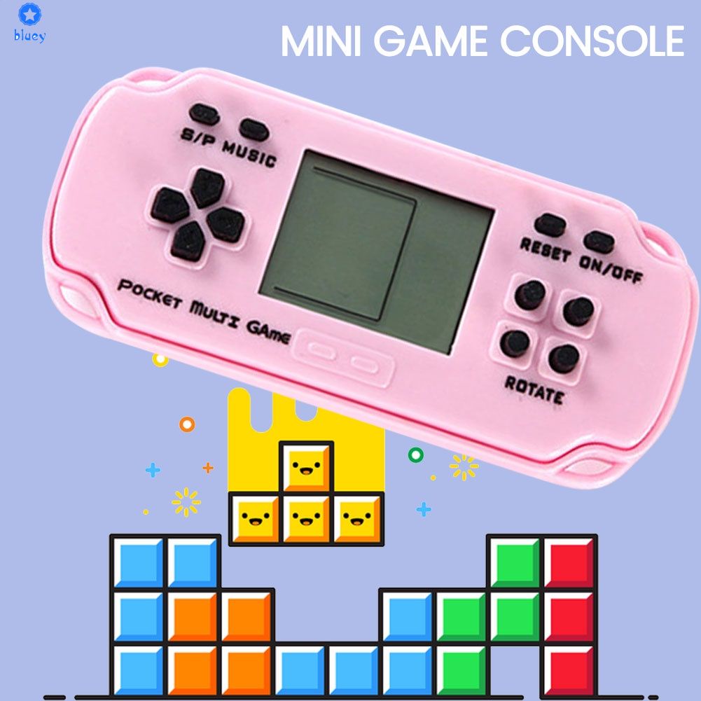 Máy Chơi Game Cầm Tay Retro Mini Tay Game Với Hoài Cổ Trò Chơi Cổ Điển Di Động Cha Mẹ-Con Game Tay Cầm Sinh Nhật Quà Tặng 【Bluey】