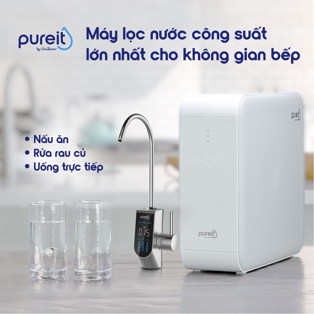 Máy lọc nước Âm tủ bếp Pureit Delica UR5840