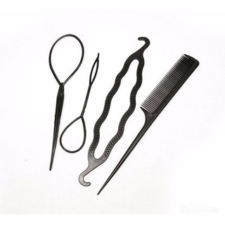 Set 4 dụng cụ búi tóc tạo kiểu đa năng