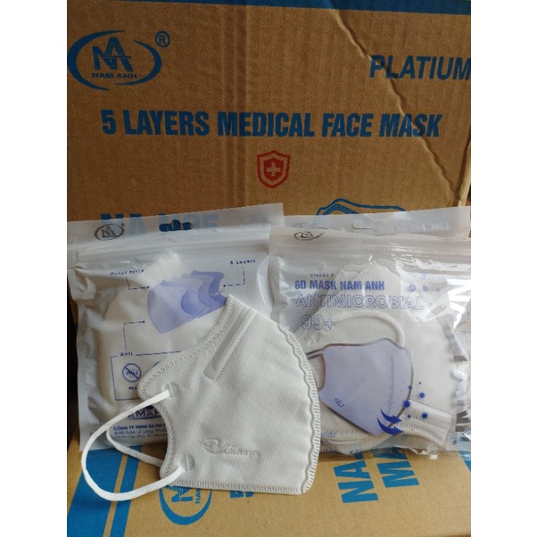 Khẩu trang 6D mask công nghệ Hàn dày 5 lớp N99 kháng khuẩn, hàng chính hãng
