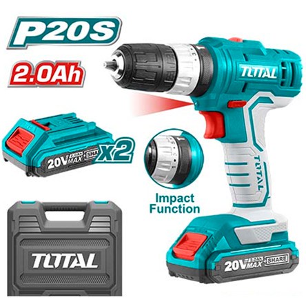 Máy khoan búa dùng pin 20V Total TIDLI20012