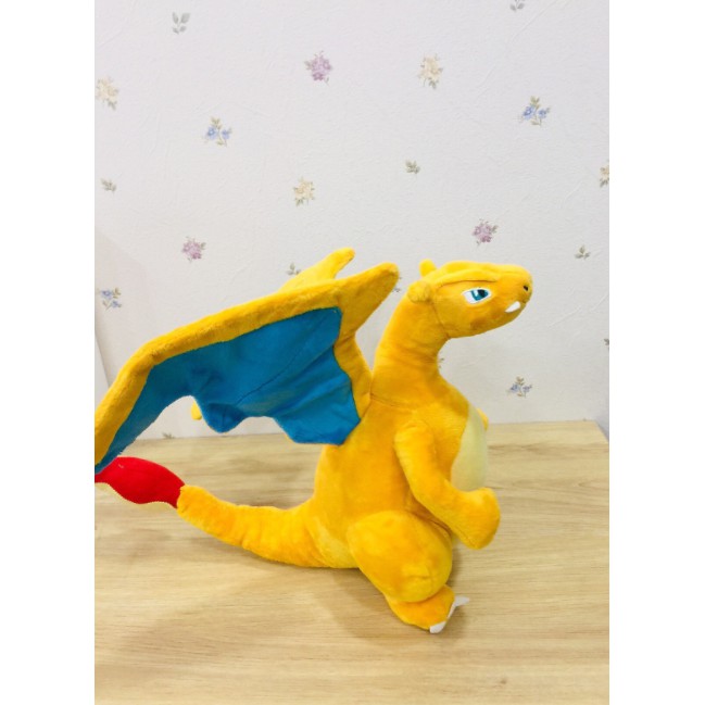 Gấu bông Pokémon rồng lửa Charizard+ tặng hình xăm dễ thương