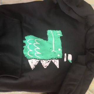 Áo hoodie in hình uzzlang ( có ảnh thật)