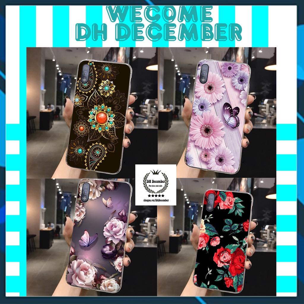 Ốp lưng Vsmart BEE 3 in hình hoa tinh tế , mới mẻ DH DECEMBER