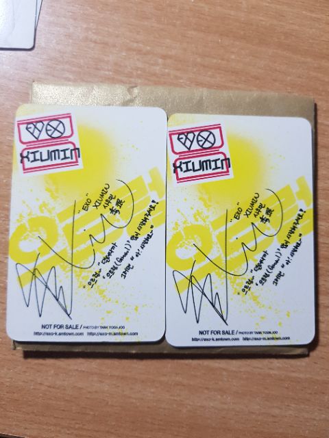 TÁCH LẺ CARD THÀNH VIÊN EXO-M