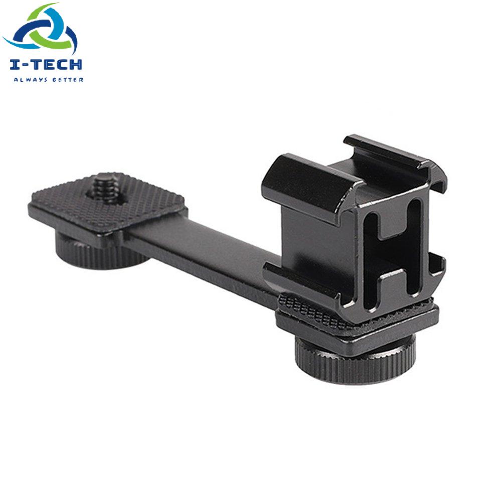 ⚡Khuyến mại⚡Fill Light Microphone Fixing Bracket Camera Flash Three-Head Hot Shoe Bracket | BigBuy360 - bigbuy360.vn