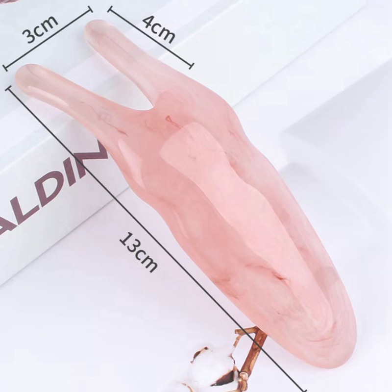 Dụng Cụ Mát Xa Cạo Lông Mũi Làm Đẹp Bằng Nhựa Hai Đầu