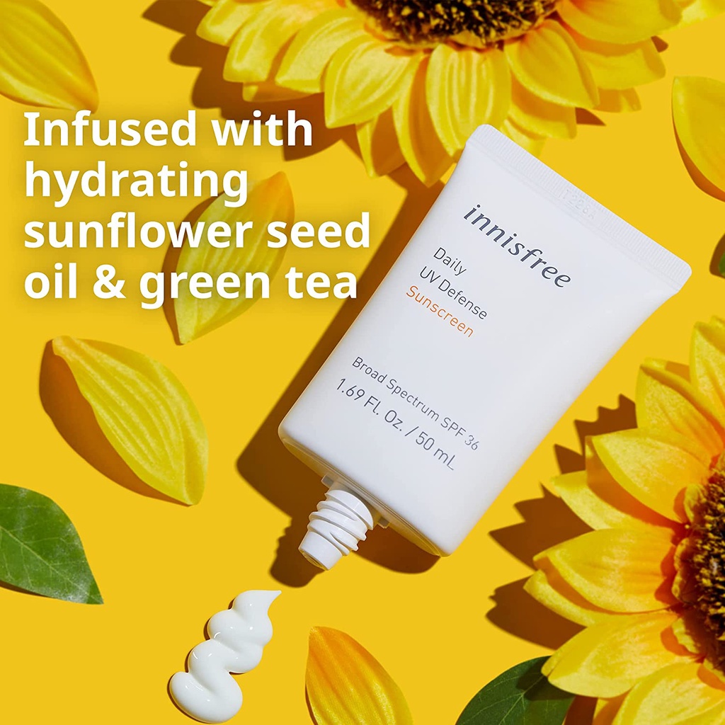 Kem chống nắng Innisfree Daily UV Defense Sunscreen Broad Spectrum SPF 36