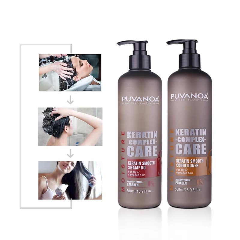 DẦU GỘI DẦU XẢ PUVANOA PHỤC HỒI VÀ GIỮ MÀU DÀNH CHO TÓC NHUỘM 500ml