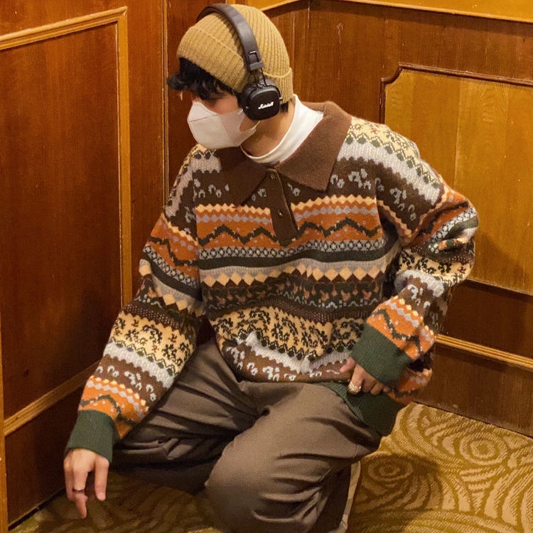 【Sweater】 Áo len cổ lọ phong cách cổ điển hợp xu hướng cho nam và nữ
