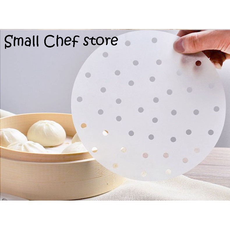 Set 100 giấy nến tròn đục lỗ nhiều size